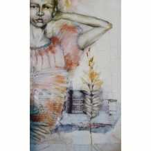 Girl with Animal Helmet close-up