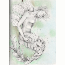 Pintuck Mermaid